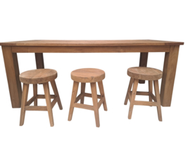 TEGUH Kruk TEAK | 50cm hoog