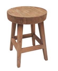 TEGUH Kruk TEAK | 50cm hoog