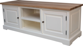 JATIBEL TV meubel White &Teak 145cm.