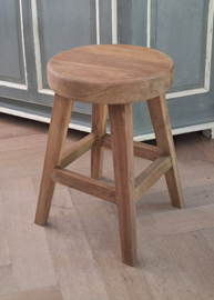 TEGUH Kruk TEAK | 50cm hoog