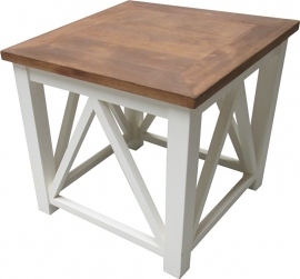 JIMMY salon | hoektafel vierkant 65x65x60H.