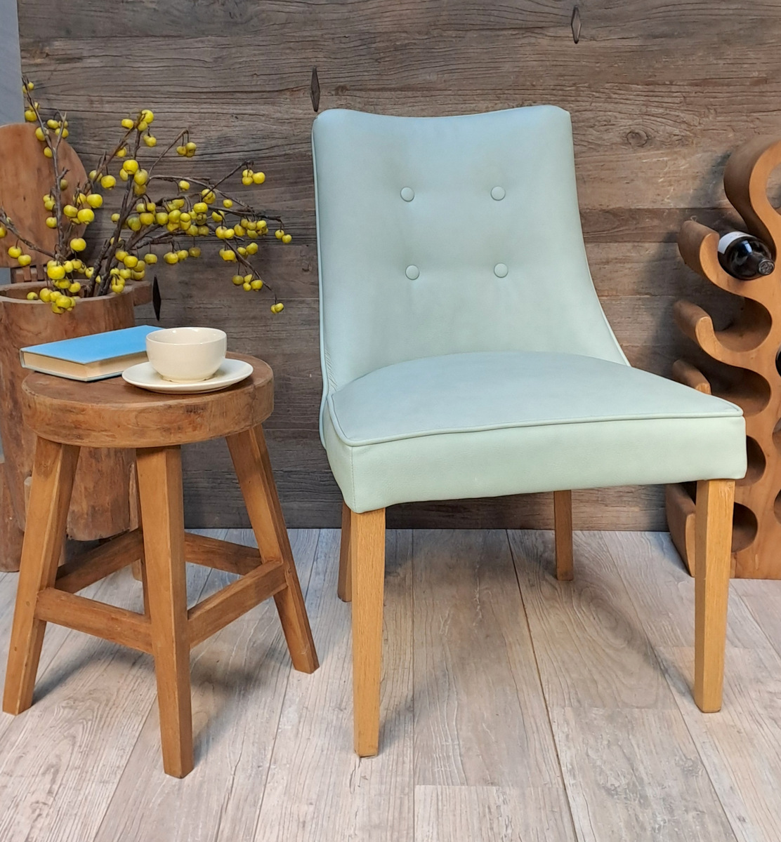 TEGUH Kruk TEAK | 50cm hoog