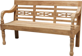 Stationsbank Tuinbank Teak 150 cm.