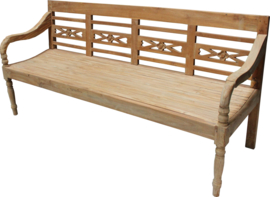 TEAK Stationsbank 190 cm