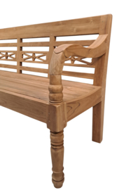 TEAK Stationsbank 190 cm