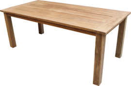 Tuintafel Teak  Kasar (Grof) 180 x 90 cm.