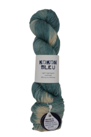 KOKON BLEU MERINO LINEN O-BLEU TIE DYE