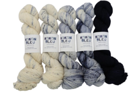 KOKON BLEU FINGERING WEIGHT SHAWLOGRAPHY FADE