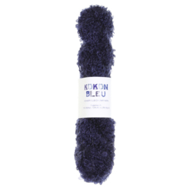 KOKON BLEU SLUBBY MOHAIR SEMI SOLID