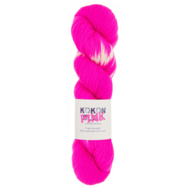 KOKON PINK FINGERING WEIGHT  TIE DYE