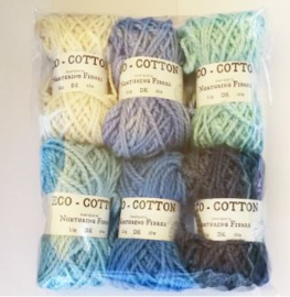 Eco cotton mini ball kit Cool Ocean