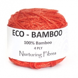 Nurturing Fibres Eco-Bamboo  Sunkissed Coral