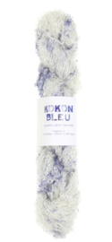 KOKON BLEU SLUBBY MOHAIR BLEU  SPECKLE 100g