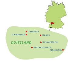 6 daagse Fietsvakantie Odenwald en Neckartal  ( Kras )