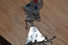 Knoopsgatversiering van driehoeken, tribal