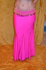 Lycra meerminrok. Fuchsia