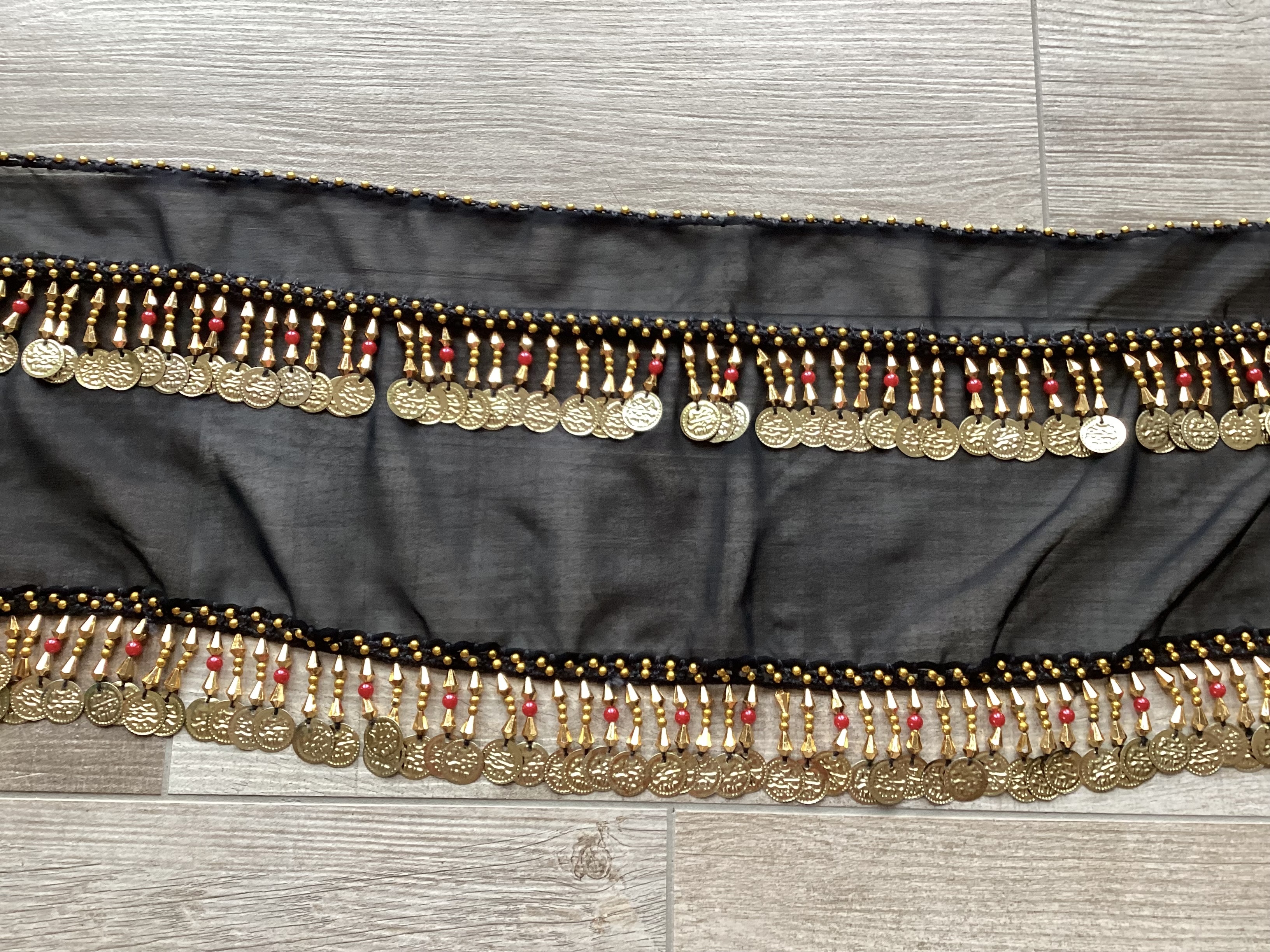RR16 2 rijen munten met pegels en bolletjes, div kleuren XL
