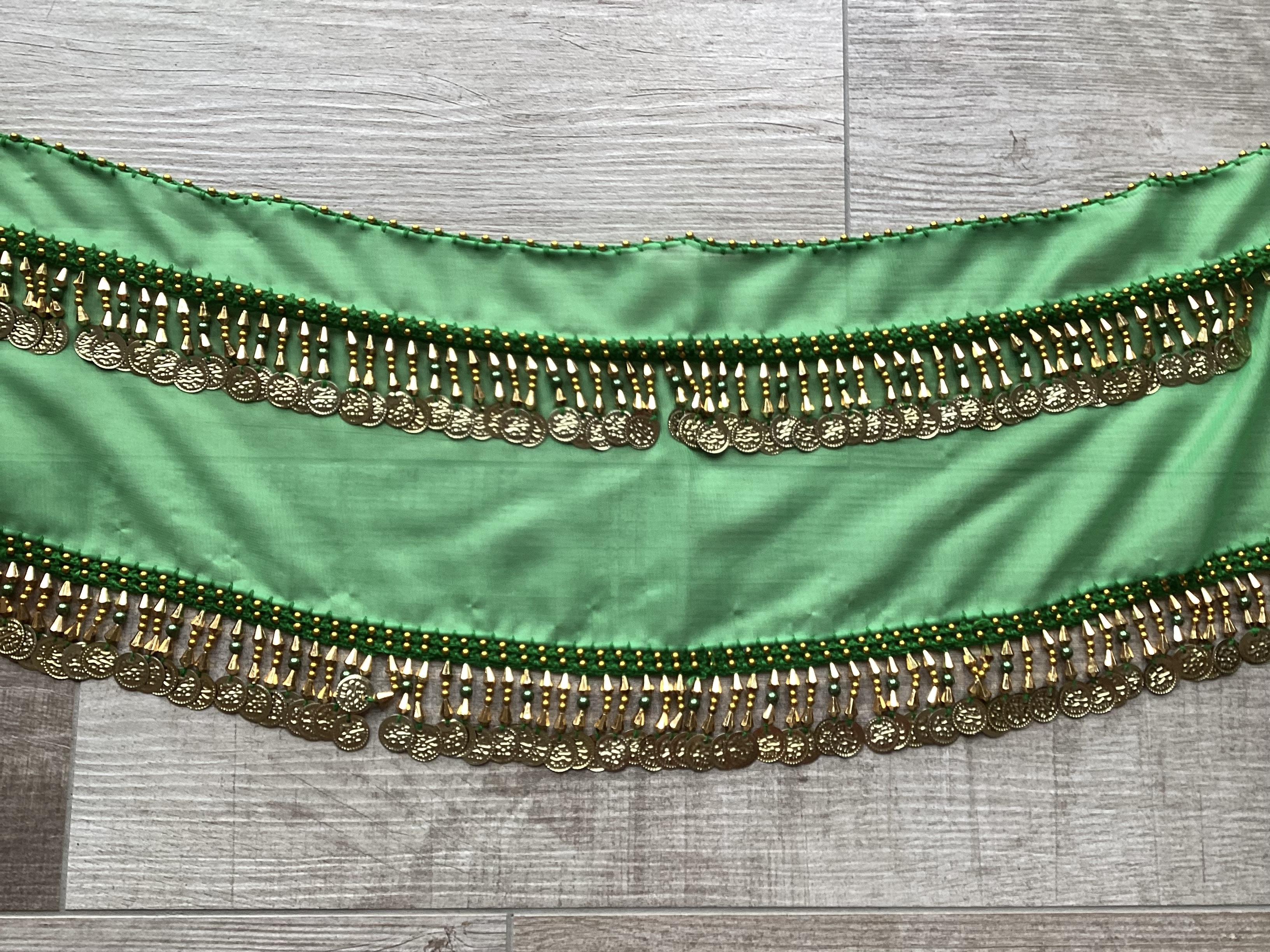RR16 2 rijen munten met pegels en bolletjes, div kleuren XL