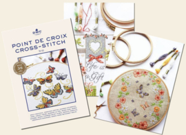 DMC borduurboek CROSS-STITCH ( met de 35 nieuwe kleuren )