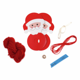 Pom Pom Kit Kerstman 6 x 10.5 cm