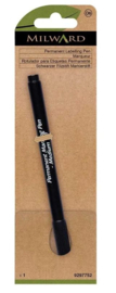 Permanente Markeerstift zwart ( Milward)