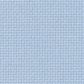 Aida 14 count Licht blauw - afmeting 12 x 65 cm