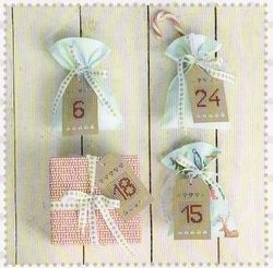 Label kraft om te borduren - Afmeting 6 x 10,5 cm