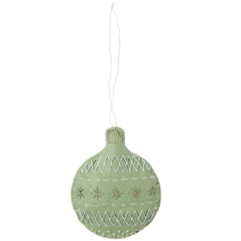 Borduurpakketje vilt KERSTBAL