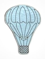 Naald magneet / needle minder BALLON BLAUW