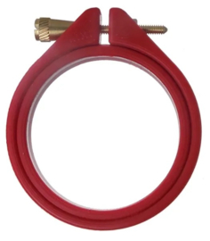 Mini kunststof borduurring - 5,5 cm ROOD