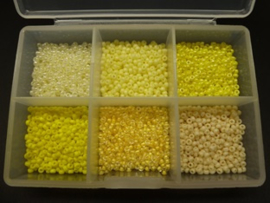 Miyuki rocailles 11/0 - assortiment Yellow