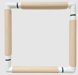 Kunststof borduurframe BEIGE 29 x 29 cm (Nurge)