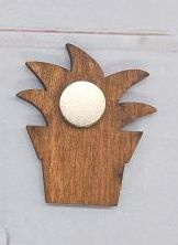 Naald magneet / needle minder PLANT