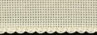 Aida borduurband ecru  3,5 cm