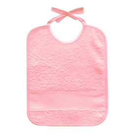 Slabbetje ROZE - afmeting 25 x 32 cm