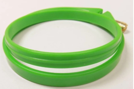 Mini kunststof borduurring - 8 cm GROEN