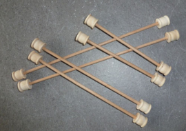 Houten ophangstokje klosje 10 cm breed