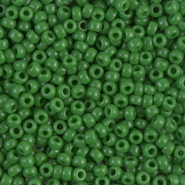 Miyuki rocailles 8/0 0411 Jade Green Opaque (10 gram)