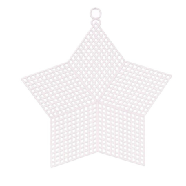 Plastic Stramien Ster 14 x 14 cm (7 mesh)