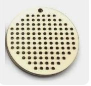 Houten Borduurhanger Rond - 5 cm