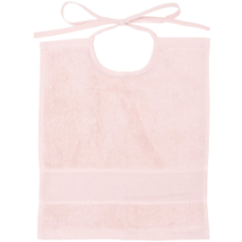 Slabbetje Pastel roze - afmeting 30 x 34 cm