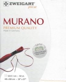Murano (evenweave) van Zweigart 32 ct. / 12,6 draads 