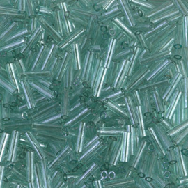 Miyuki Bugles # 2 - 6 x 1,7 mm 2445 Transparent Sea Foam ( 10 gram )