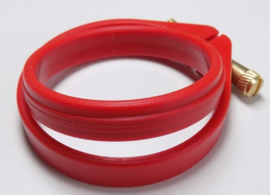 Mini kunststof borduurring - 5,5 cm ROOD
