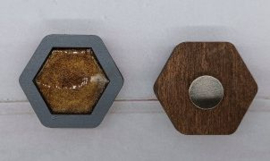 Naald magneet / needle minder HEXAGON