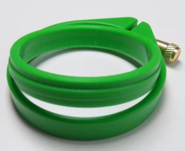 Mini kunststof borduurring - 5,5 cm GROEN