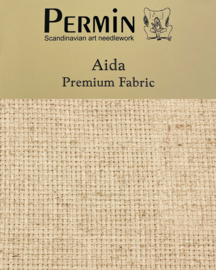Aida 8 count Rustico (Permin) - afmeting 50 x 65 cm
