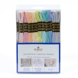 DMC Mouline set 12 stuks Pastels