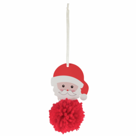 Pom Pom Kit Kerstman 6 x 10.5 cm