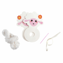 Pom Pom Kit Schaap 10 x 5 cm